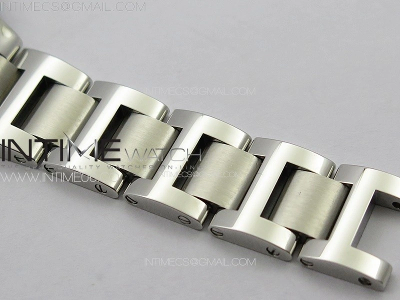 Ballon Bleu 33mm SS V20F 1:1 Best Edition White Textured Dial on SS Bracelet Gen Cal.157 Quartz